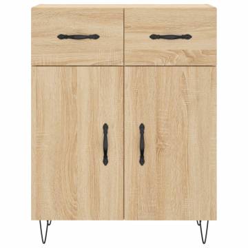 Highboard Sonoma Oak 69.5x34x180 cm Engineered Wood