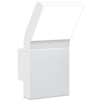 Outdoor LED Wall Light White Die-cast Aluminium