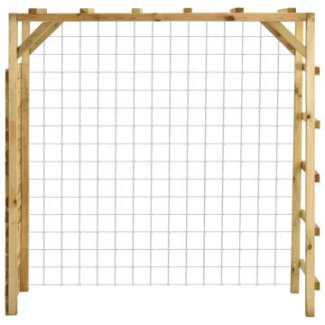 Cimbing Frame with Football Goal 170x60x170 cm Impregnated Pinewood