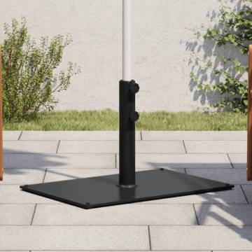 Parasol Base for Ø323848 mm Poles 15 kg Rectangular