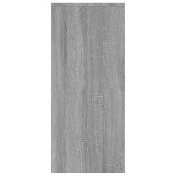 Sideboard Grey Sonoma 102x33x75 cm Engineered Wood