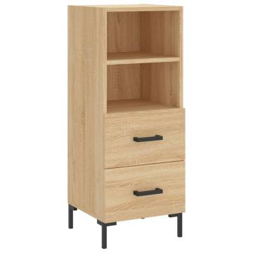 Highboard Sonoma Oak 34.5x34x180 cm Engineered Wood