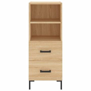 Highboard Sonoma Oak 34.5x34x180 cm Engineered Wood