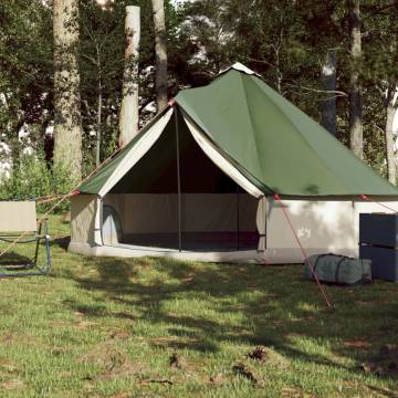 Family Tent Tipi 6-Person Green Waterproof