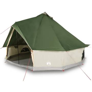 Family Tent Tipi 6-Person Green Waterproof