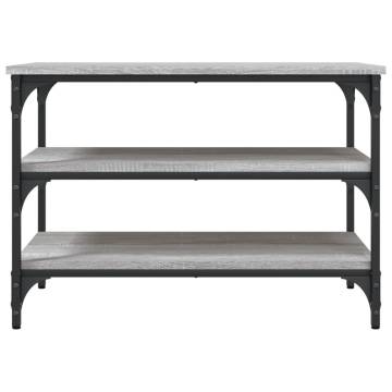 Shoe Bench Grey Sonoma 70x38.5x49 cm Engineered Wood