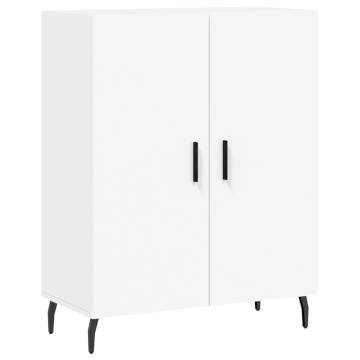 Highboard White 69.5x34x180 cm Engineered Wood