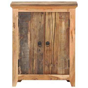 Sideboard 60x33x75 cm Solid Acacia Wood and Reclaimed Wood