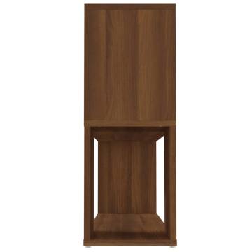 Book Cabinet Brown Oak 100x24x63 cm Engineered Wood