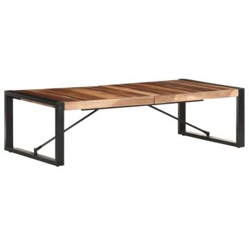 Coffee Table 140x70x40 cm Solid Wood with Sheesham Finish