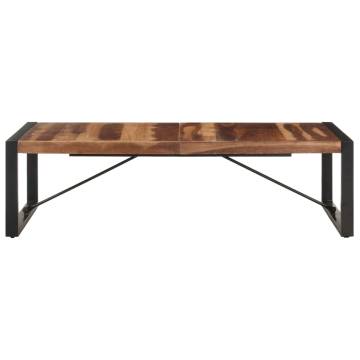 Coffee Table 140x70x40 cm Solid Wood with Sheesham Finish