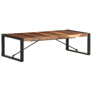 Coffee Table 140x70x40 cm Solid Wood with Sheesham Finish