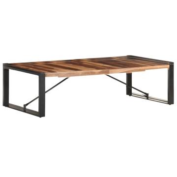 Coffee Table 140x70x40 cm Solid Wood with Sheesham Finish