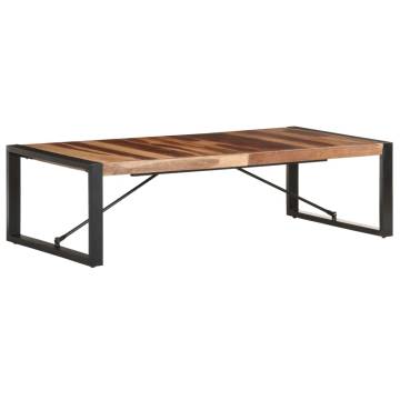 Coffee Table 140x70x40 cm Solid Wood with Sheesham Finish