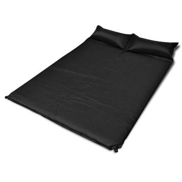 Black Self-inflating Sleeping Mat 190 x 130 x 5 cm (Double)