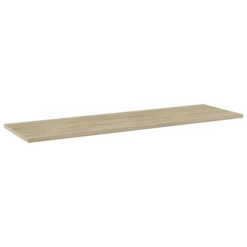 Bookshelf Boards 8 pcs Sonoma Oak 100x30x1.5 cm Engineered Wood