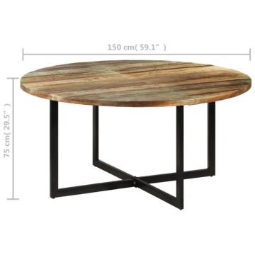 Dining Table 150x75 cm Solid Wood Reclaimed