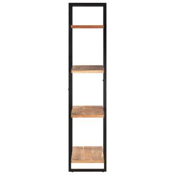 4-Tier Bookcase 80x40x180 cm Solid Acacia Wood