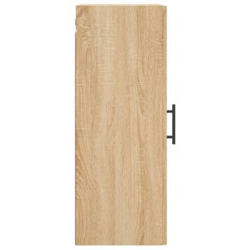 Wall Mounted Cabinet Sonoma Oak 34.5x34x90 cm