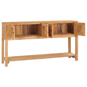 Sideboard 140x30x75 cm Solid Teak Wood