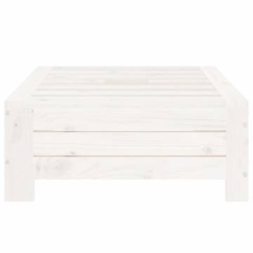 Parasol Base Cover White Solid Wood Pine