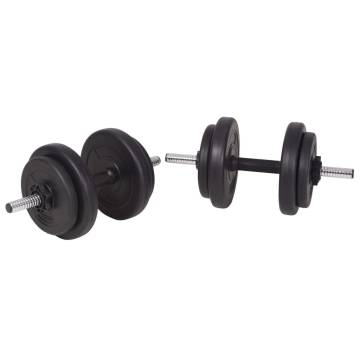 Weight Bench with Weight Rack, Barbell and Dumbbell Set 120 kg