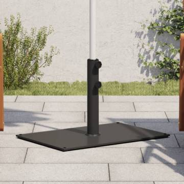 Parasol Base for Ø323848 mm Poles 15 kg Rectangular