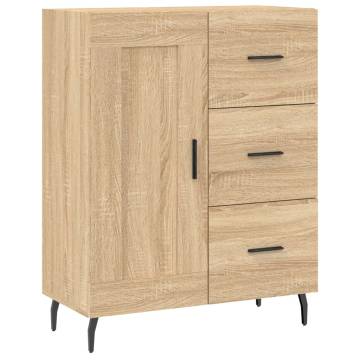 Highboard Sonoma Oak 69.5x34x180 cm Engineered Wood