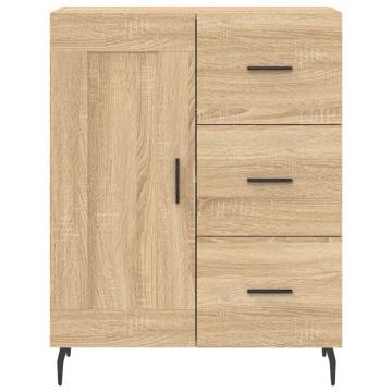 Highboard Sonoma Oak 69.5x34x180 cm Engineered Wood