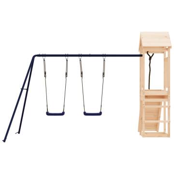 Outdoor Playset Solid Wood Pine