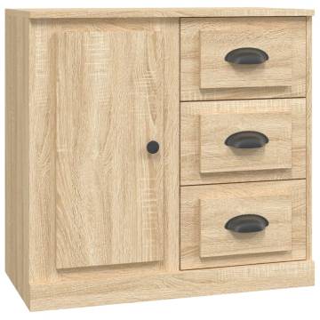 Sideboards 2 pcs Sonoma Oak Engineered Wood