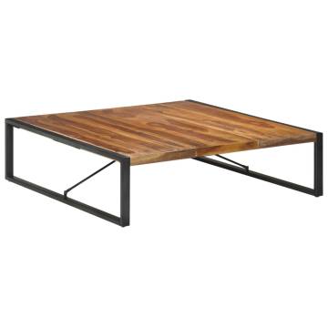 Coffee Table 140x140x40 cm Solid Wood with Sheesham Finish