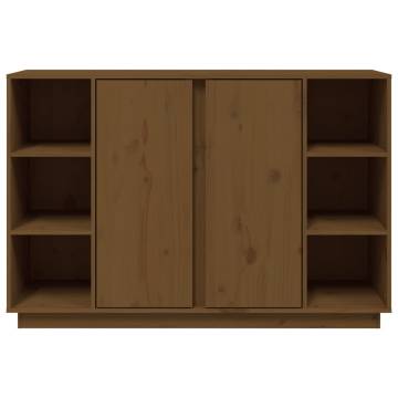 Sideboard Honey Brown 120x35x80 cm Solid Wood Pine