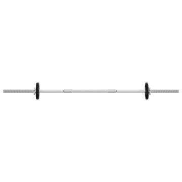 Barbell and Dumbbell with Plates 90 kg Cast Iron