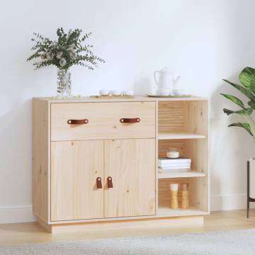 Sideboard 98.5x40x75 cm Solid Wood Pine