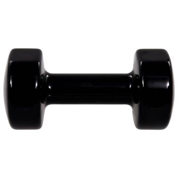 Dumbbell 2 pcs 2x5 kg Cast Iron Black