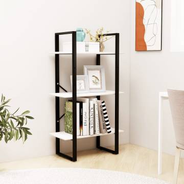 Storage Shelf White 60x30x105 cm Solid Pine Wood