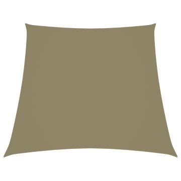 Sunshade Sail Oxford Fabric Trapezium 2/4x3 m Beige