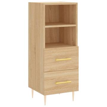 Highboard Sonoma Oak 34.5x34x180 cm Engineered Wood