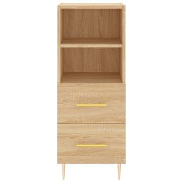 Highboard Sonoma Oak 34.5x34x180 cm Engineered Wood