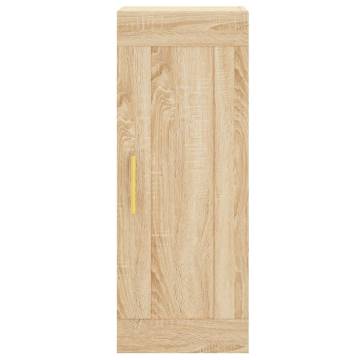 Highboard Sonoma Oak 34.5x34x180 cm Engineered Wood