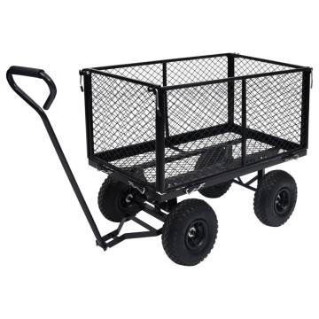 Garden Hand Trolley Black 350 kg