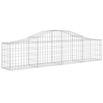 Arched Gabion Baskets 18 pcs 200x30x4060 cm Galvanised Iron