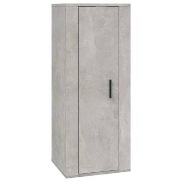 Wall Mounted TV Cabinet Concrete Grey 40x34,5x100 cm