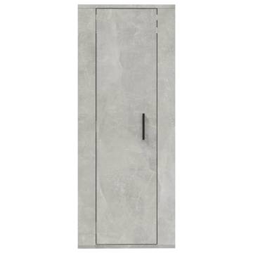 Wall Mounted TV Cabinet Concrete Grey 40x34,5x100 cm