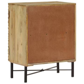 Sideboard Solid Mango Wood 60x35x75 cm