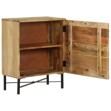 Sideboard Solid Mango Wood 60x35x75 cm