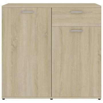 Sideboard Sonoma Oak 160x36x75 cm Engineered Wood