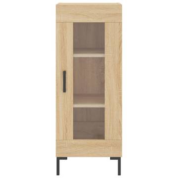 Highboard Sonoma Oak 34.5x34x180 cm Engineered Wood