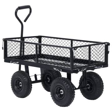 Garden Hand Trolley Black 250 kg